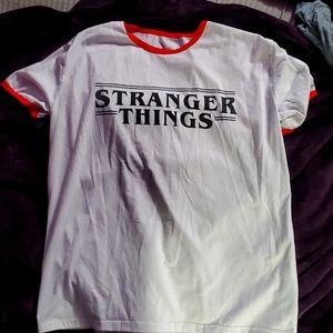 Stranger things large t shirt